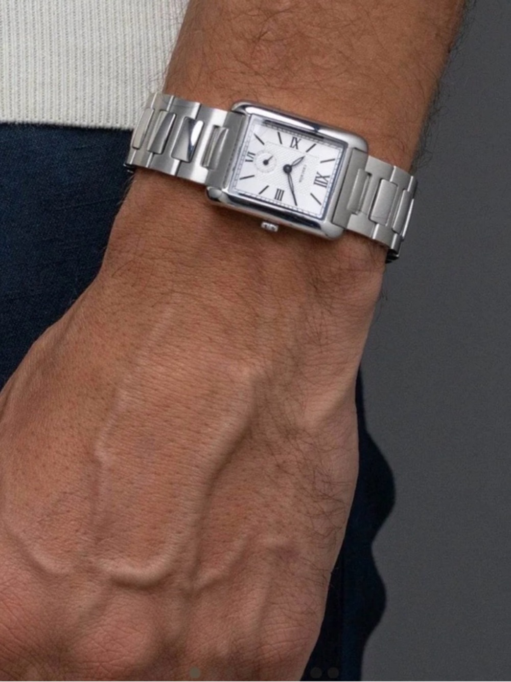 Stainless Steel Men’s Bracelet Watch by Cascalia
